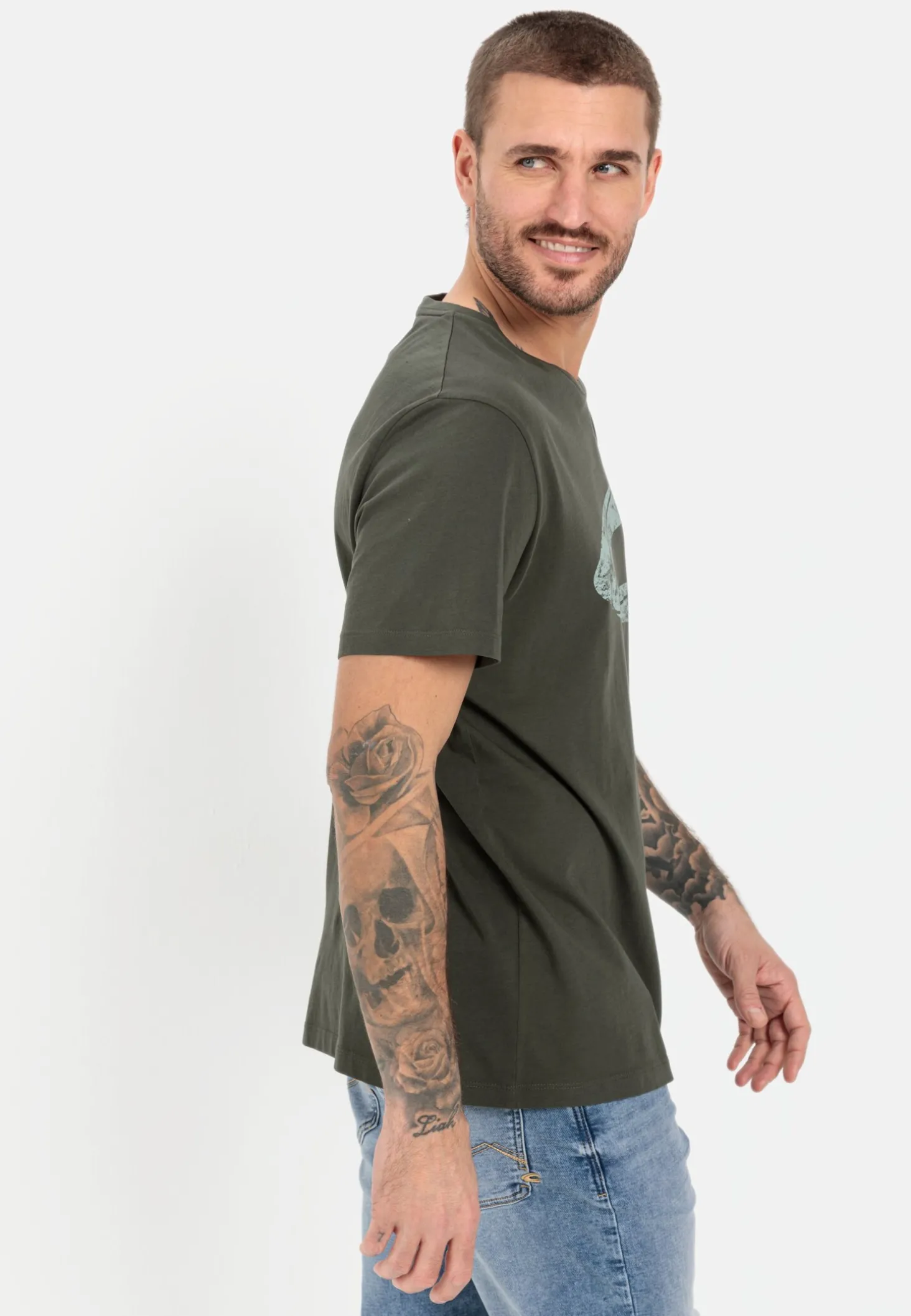 T-Shirt mit Print aus nachhaltigem Organic Cotton