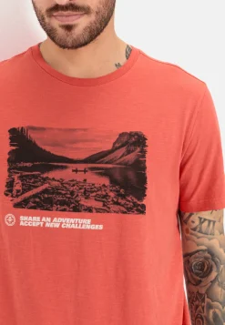 T-Shirt mit Print aus nachhaltigem Organic Cotton