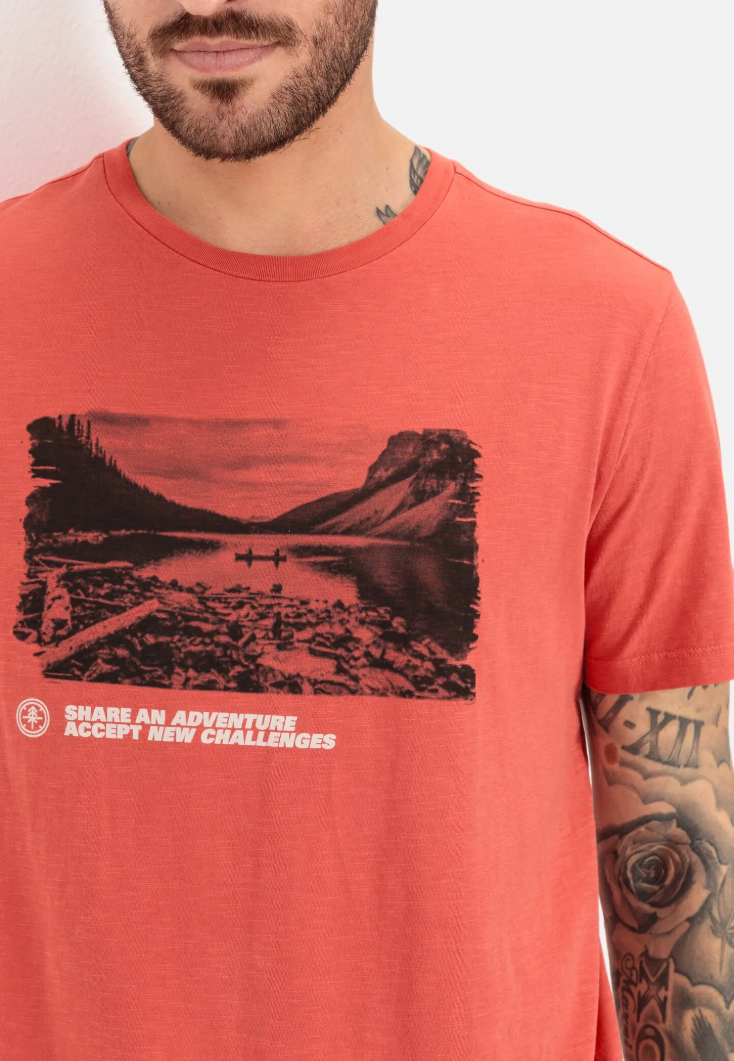 T-Shirt mit Print aus nachhaltigem Organic Cotton