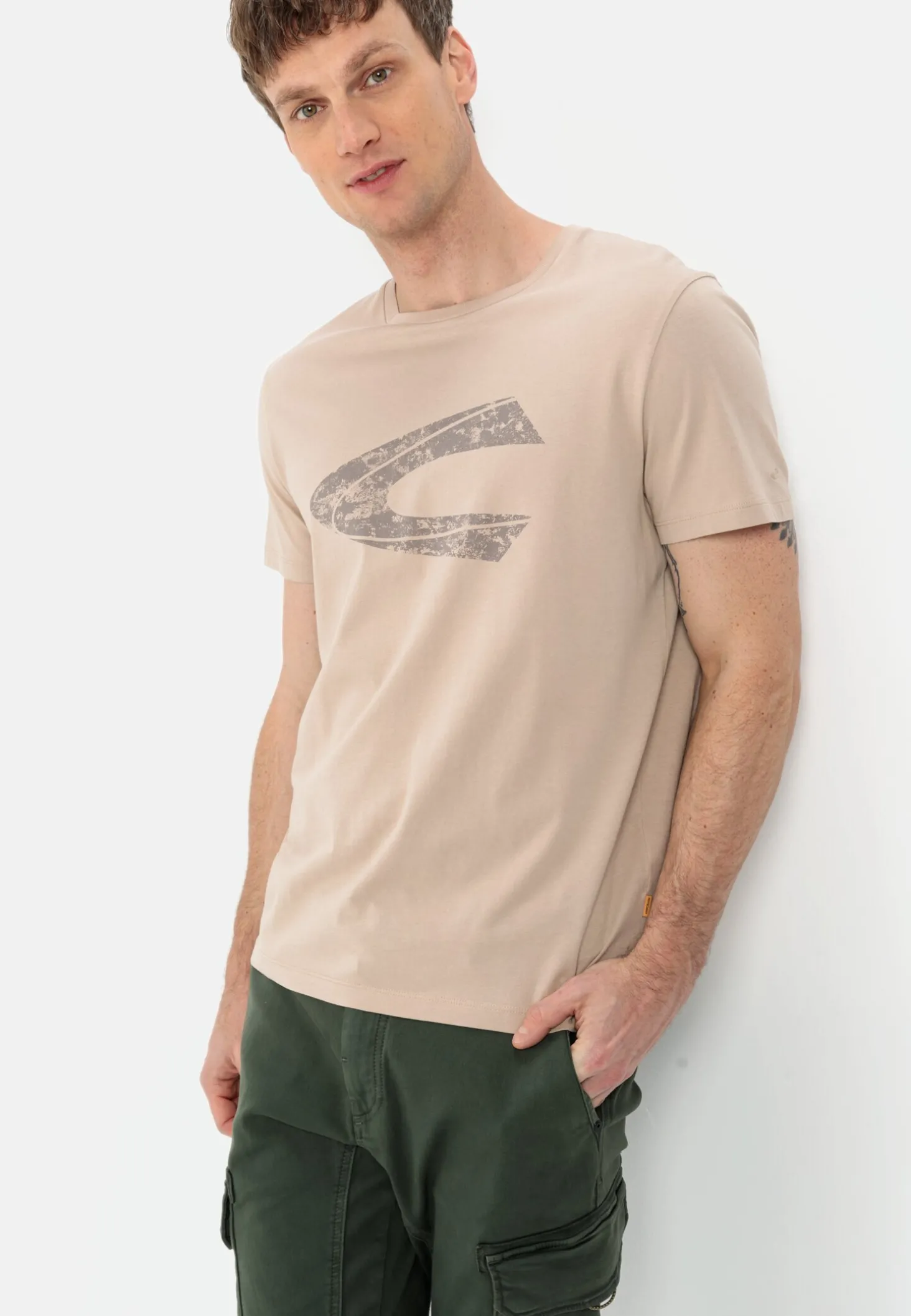 T-Shirt mit Print aus nachhaltigem Organic Cotton