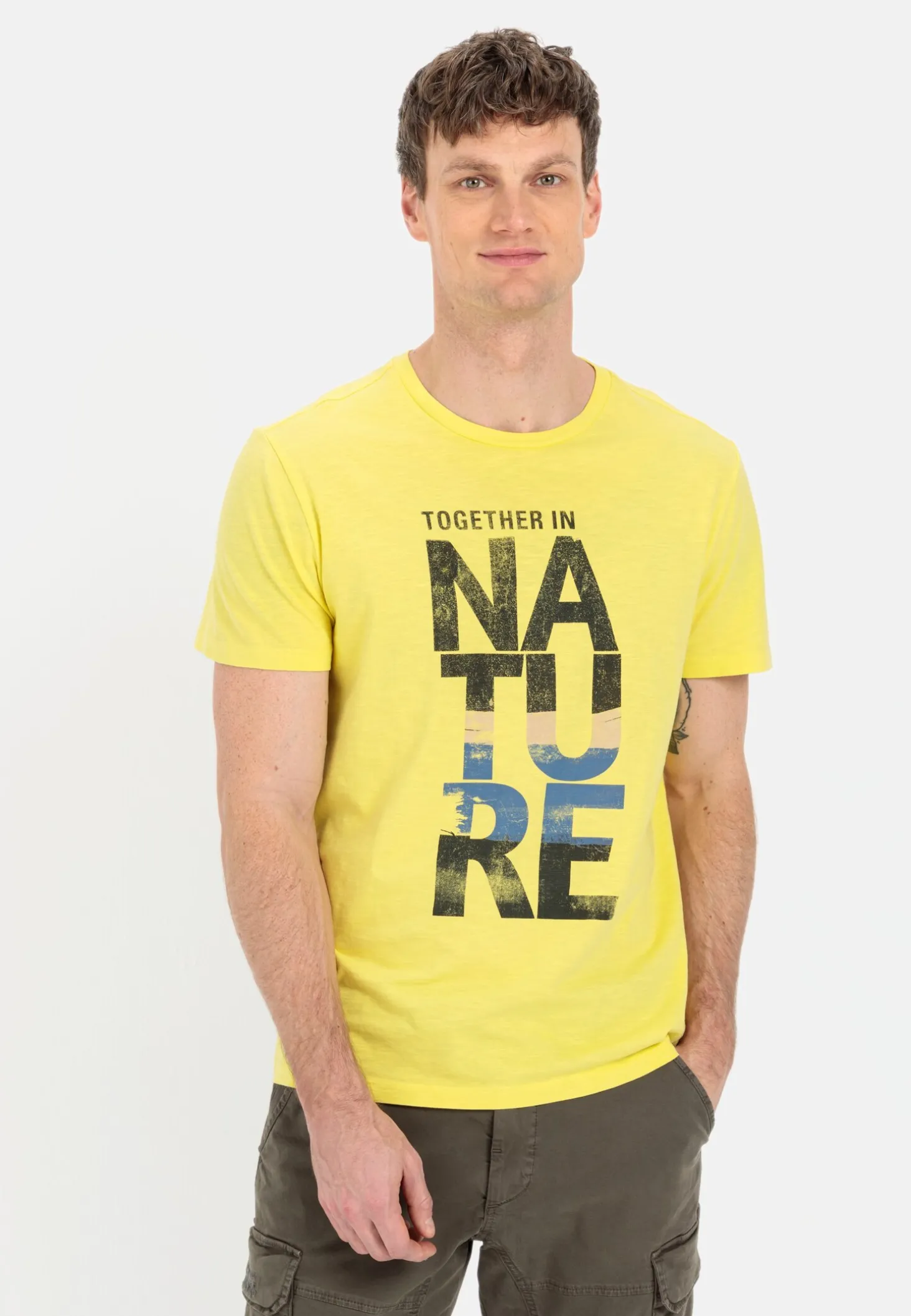T-Shirt mit Print aus nachhaltigem Organic Cotton