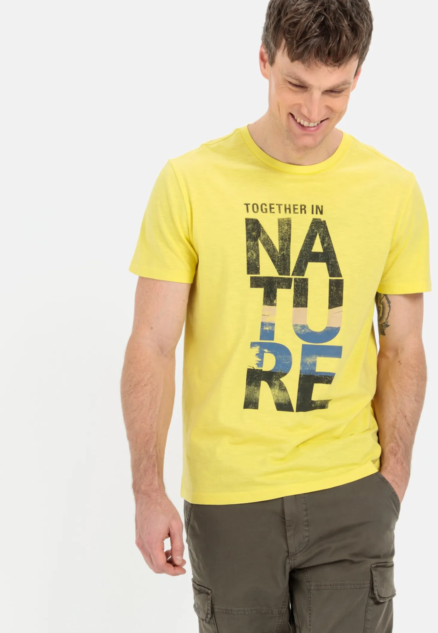 T-Shirt mit Print aus nachhaltigem Organic Cotton