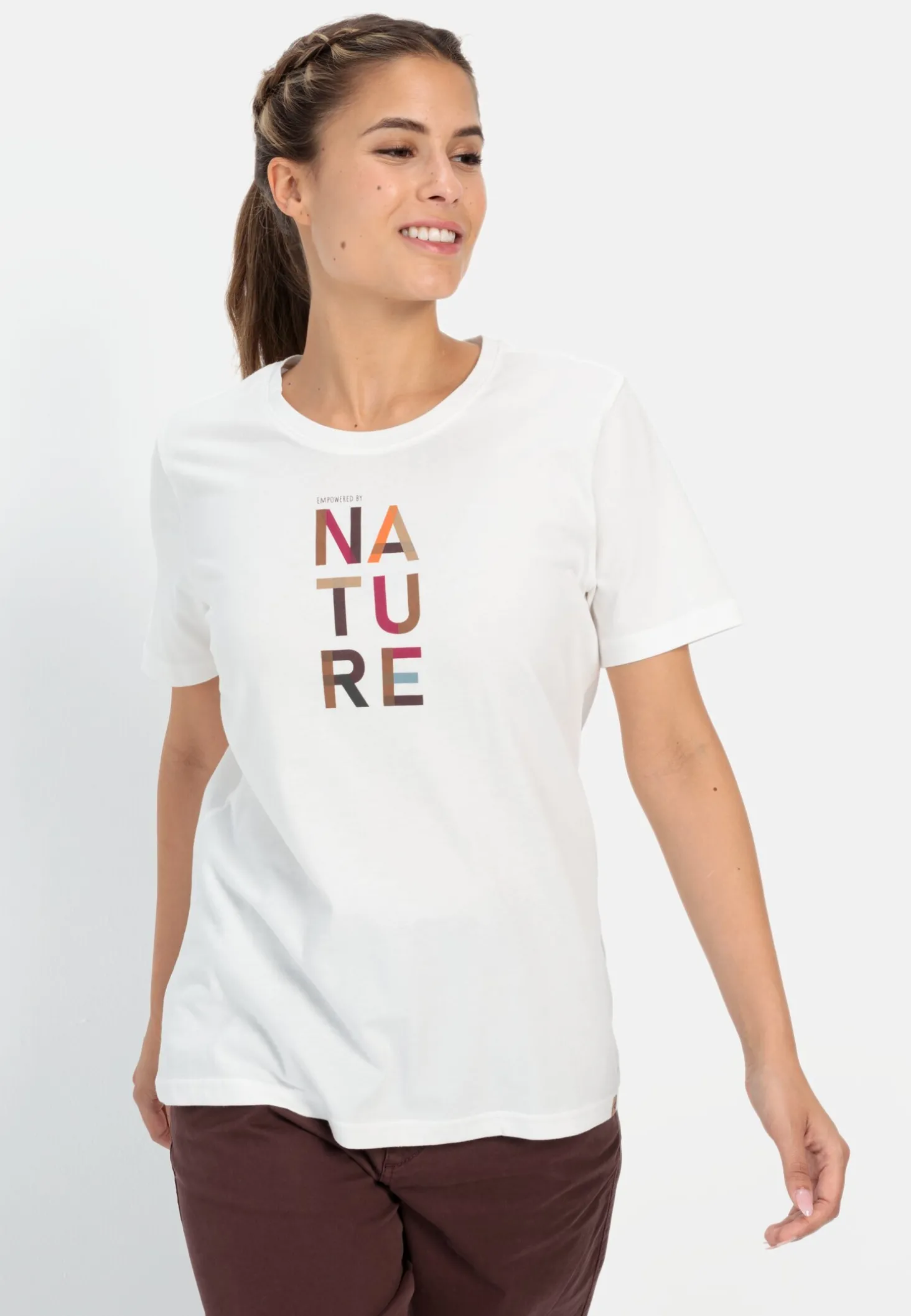 T-Shirt mit Print aus nachhaltigem Organic Cotton