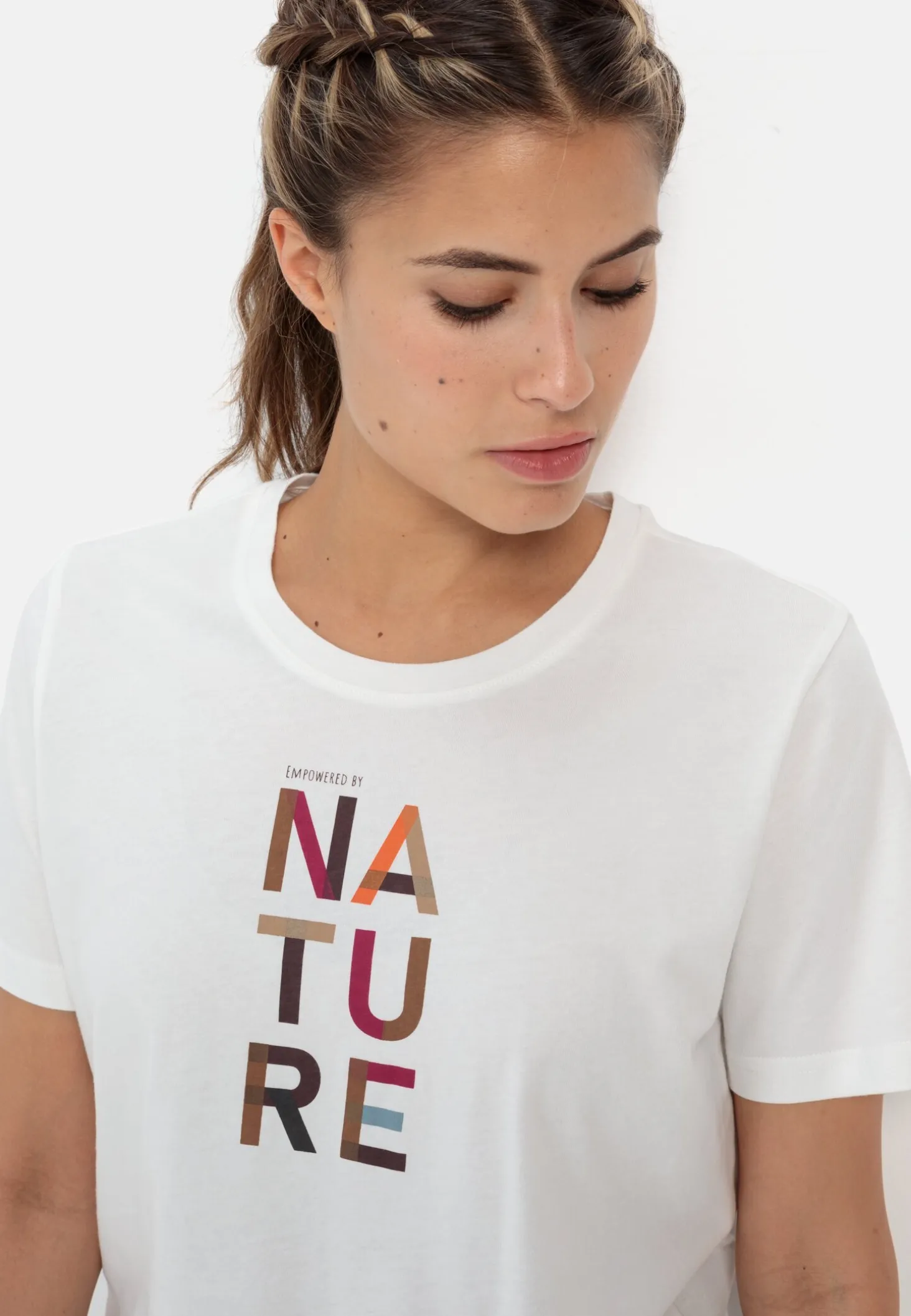 T-Shirt mit Print aus nachhaltigem Organic Cotton