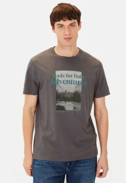T-Shirt mit Print aus Organic Cotton