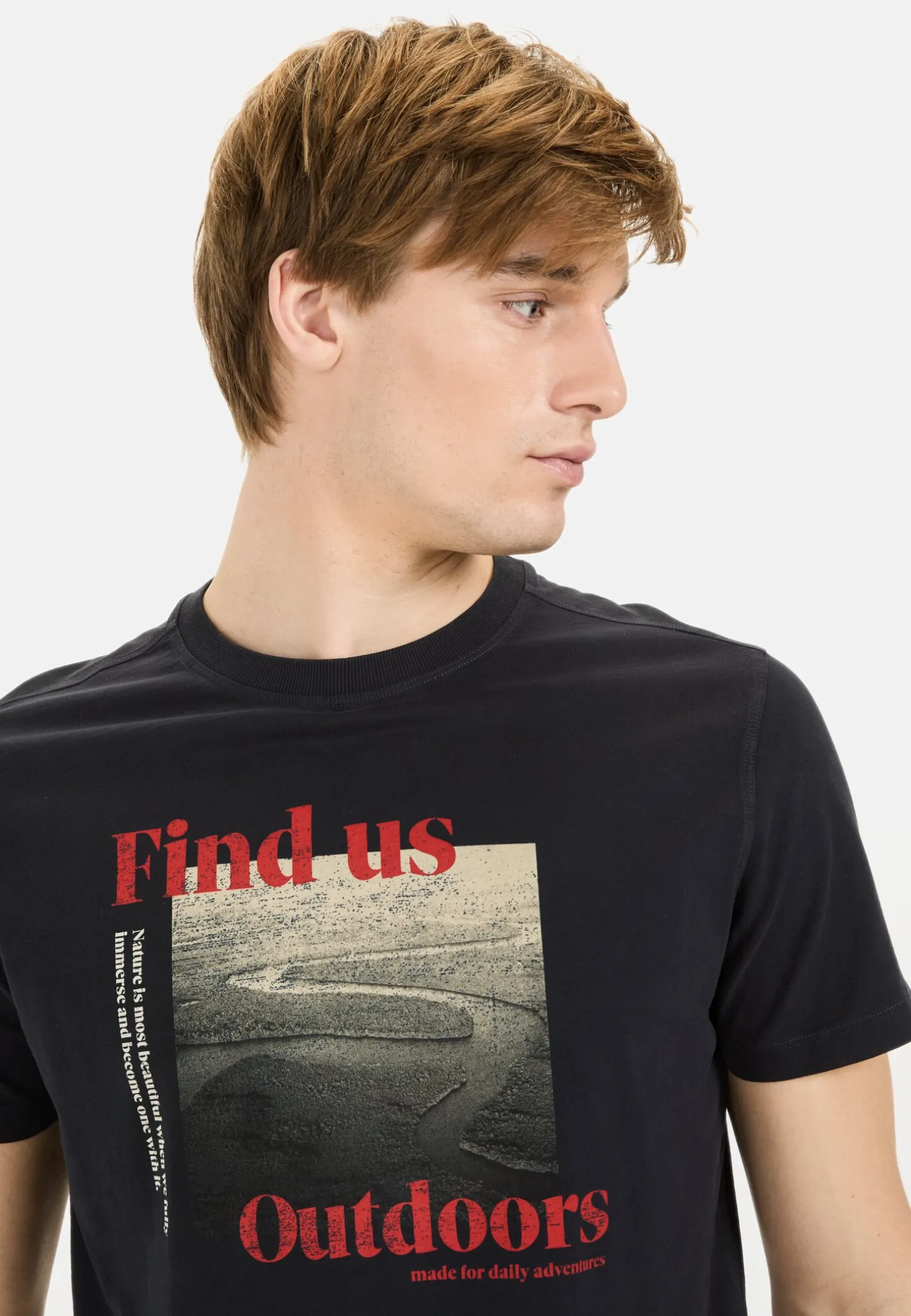 T-Shirt mit Print aus Organic Cotton