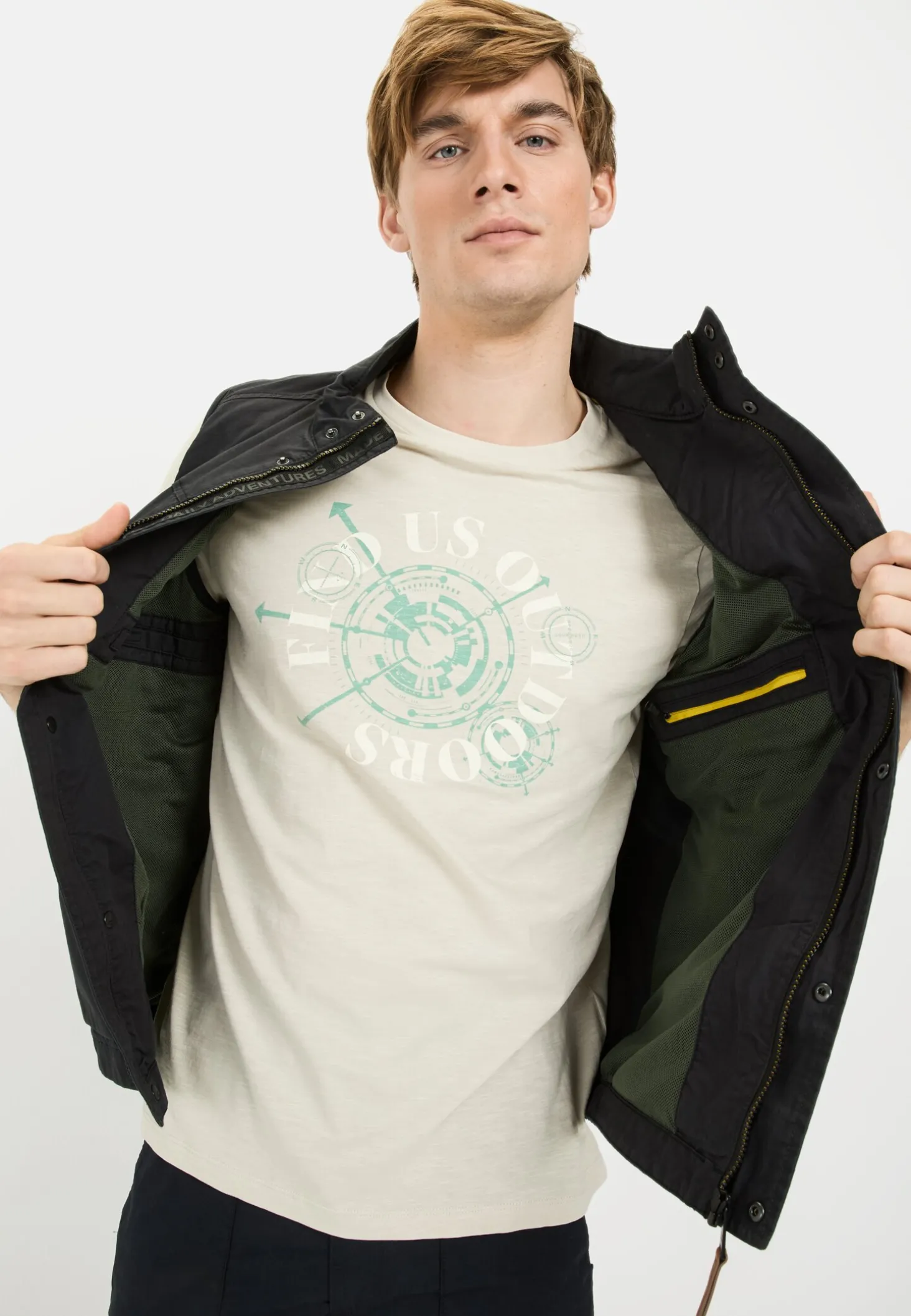 T-Shirt mit Print aus Organic Cotton