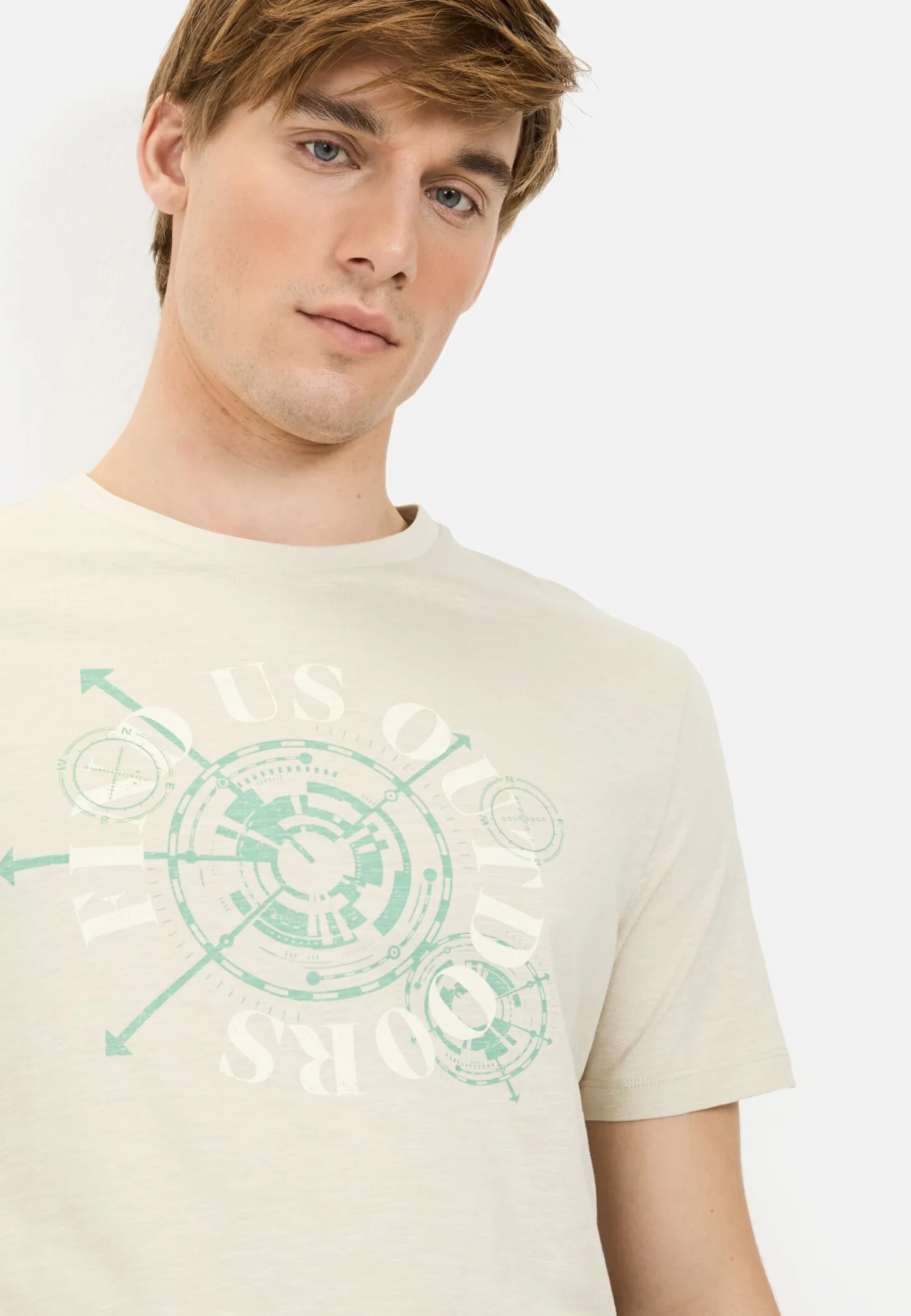 T-Shirt mit Print aus Organic Cotton