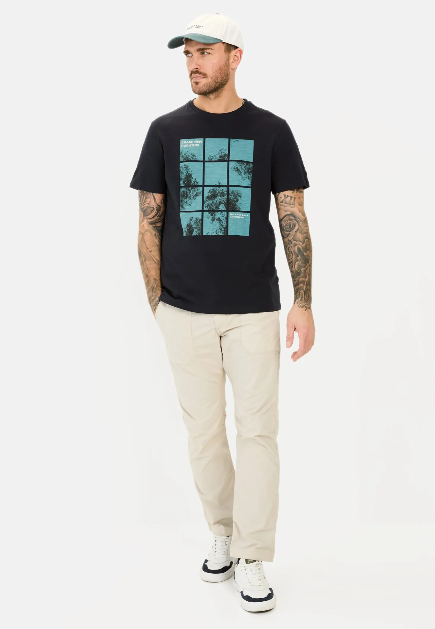 T-Shirt mit Print aus Organic Cotton