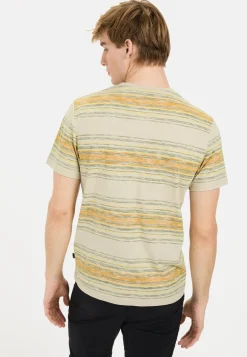 T-Shirt mit Streifenmuster aus Baumwolle