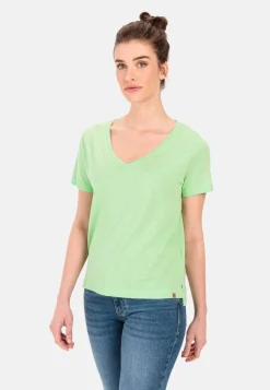 V-Neck T-Shirt aus Organic Cotton
