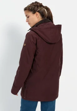 Wachsjacke mit abnehmbarer Kapuze