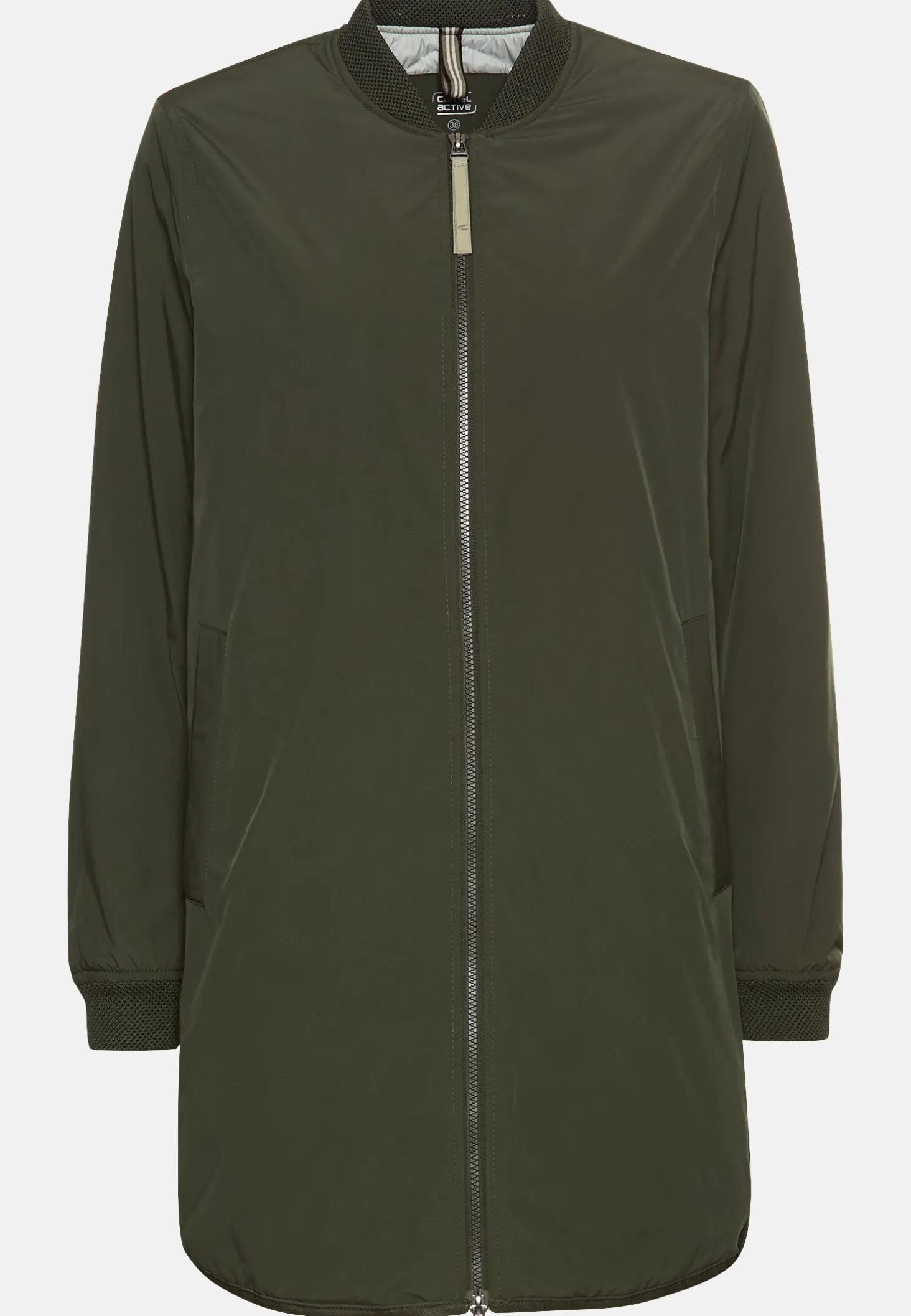Wasserabweisender Mantel aus reinem Polyester