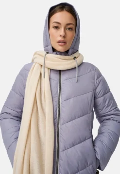 Wattierte Jacke mit abnehmbarer Kapuze