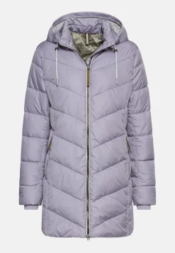 Wattierte Jacke mit abnehmbarer Kapuze