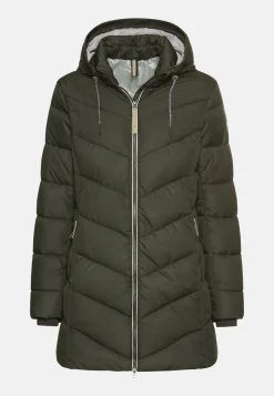 Wattierte Jacke mit abnehmbarer Kapuze