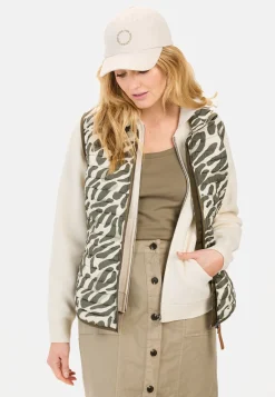 Weste mit Animal Print