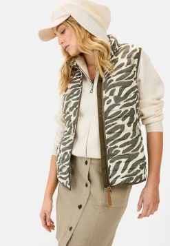 Weste mit Animal Print