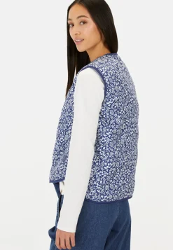 Weste mit Blumenprint