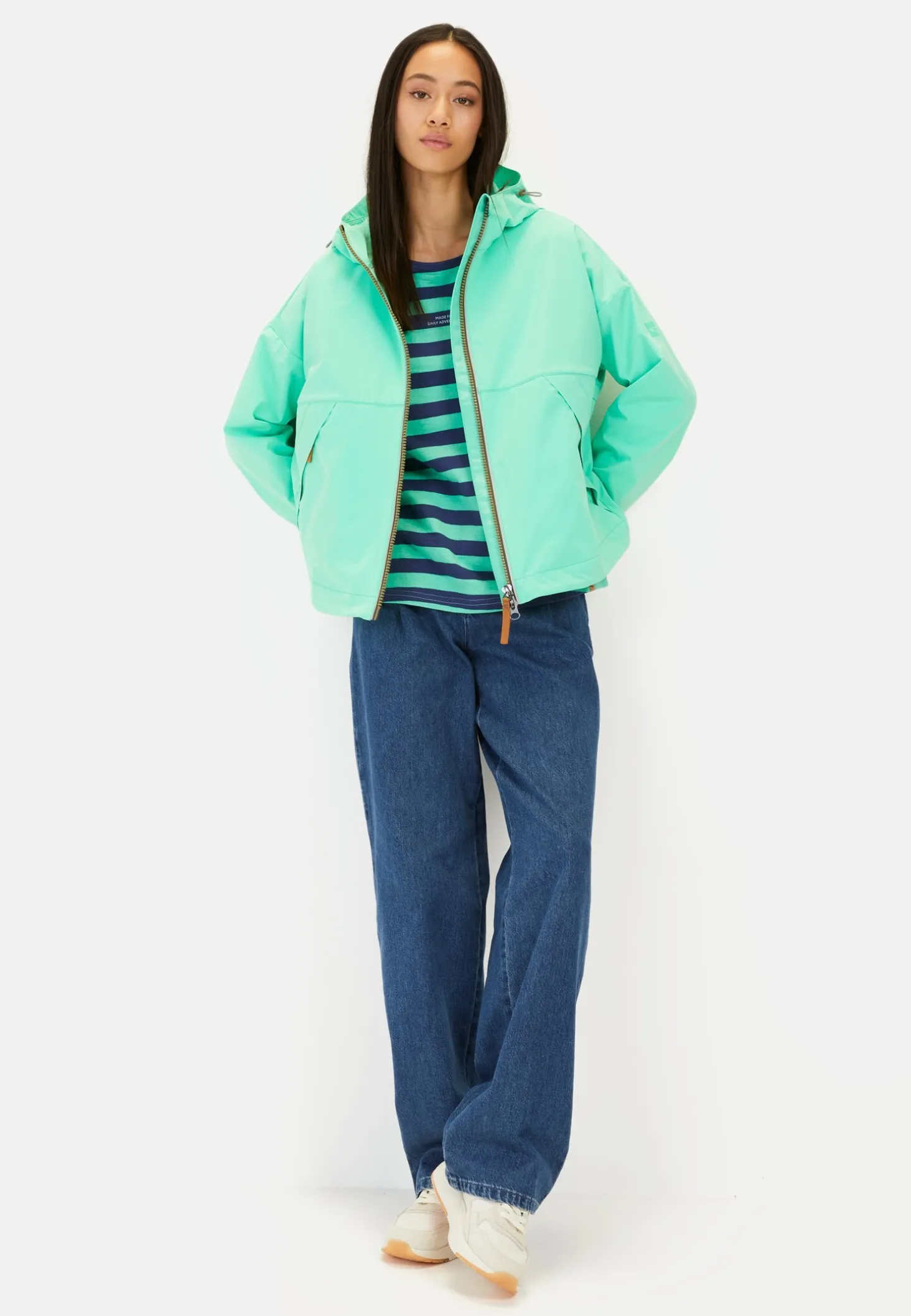 Windbreaker aus recyceltem Polyester
