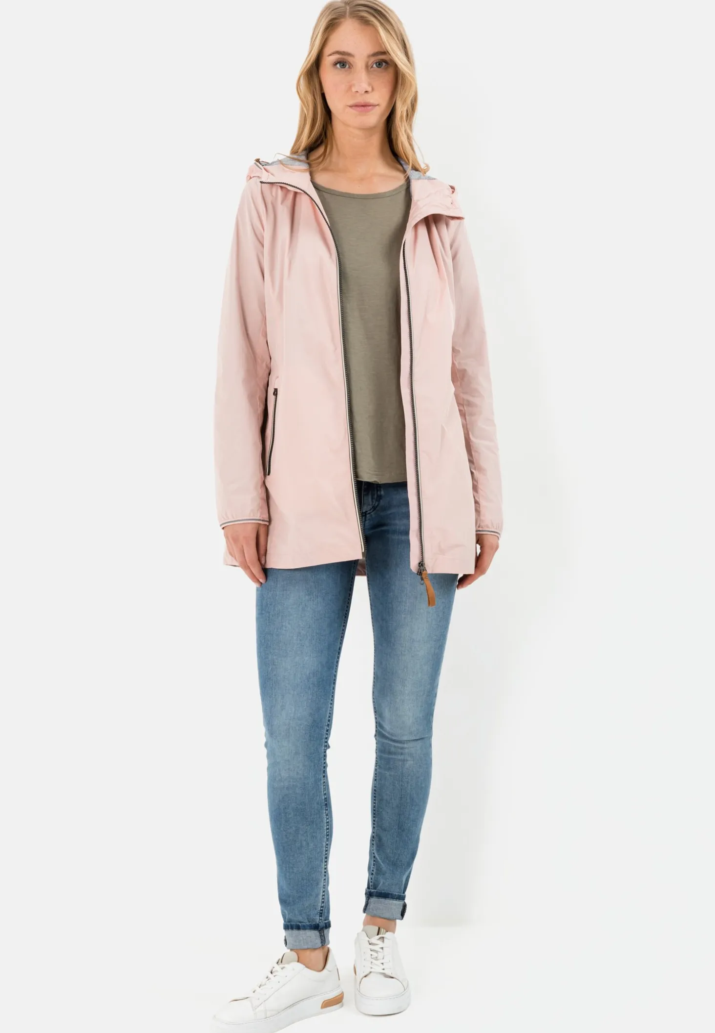 Windbreaker aus recyceltem Polyester