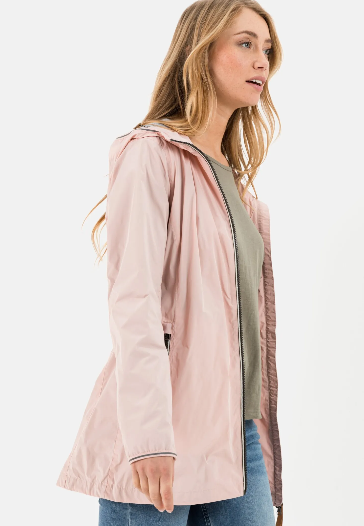 Windbreaker aus recyceltem Polyester